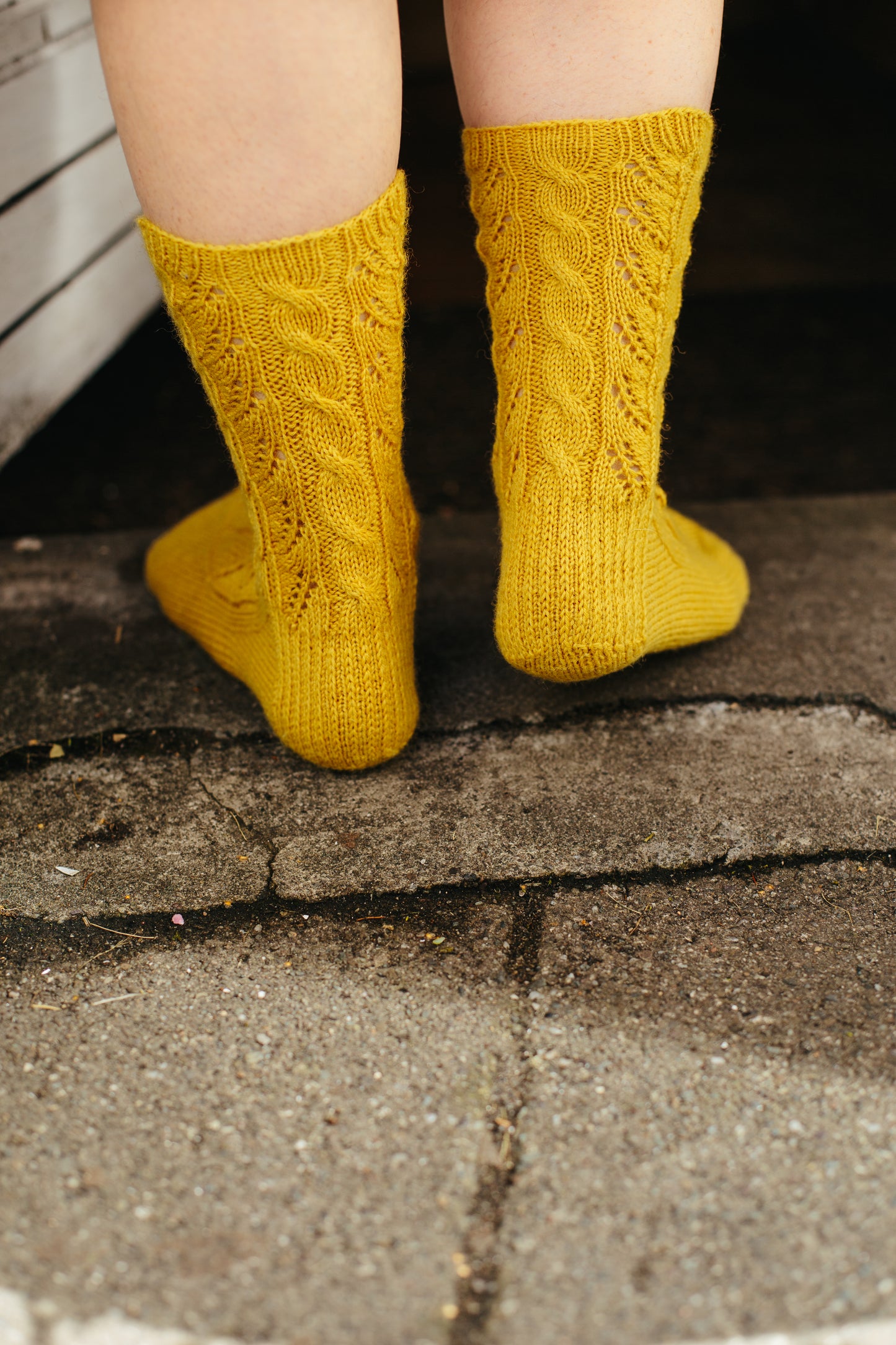 Oh So Sweet, Cable and Lace Socks - Knitting Pattern