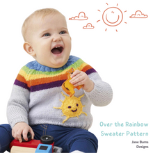 Load image into Gallery viewer, Over the Rainbow Baby Sweater
