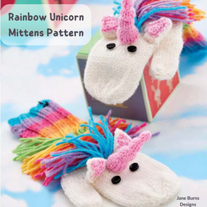 Rainbow Unicorn Mittens