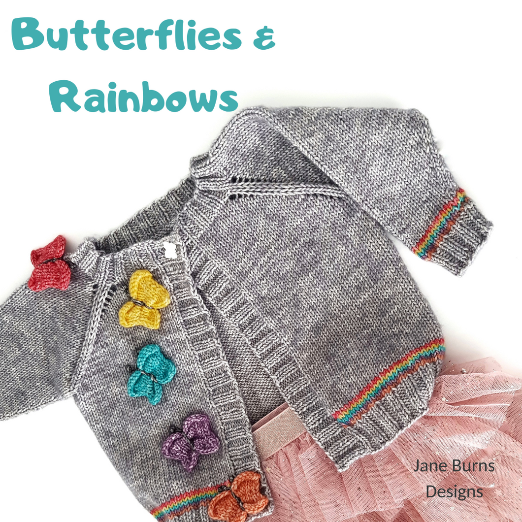 Butterflies and Rainbows Cardigan