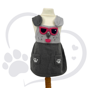 Peppy Puppy Pinafore Dress