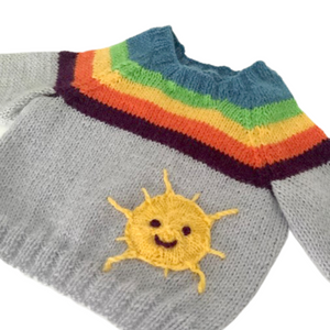 Over the Rainbow Baby Sweater