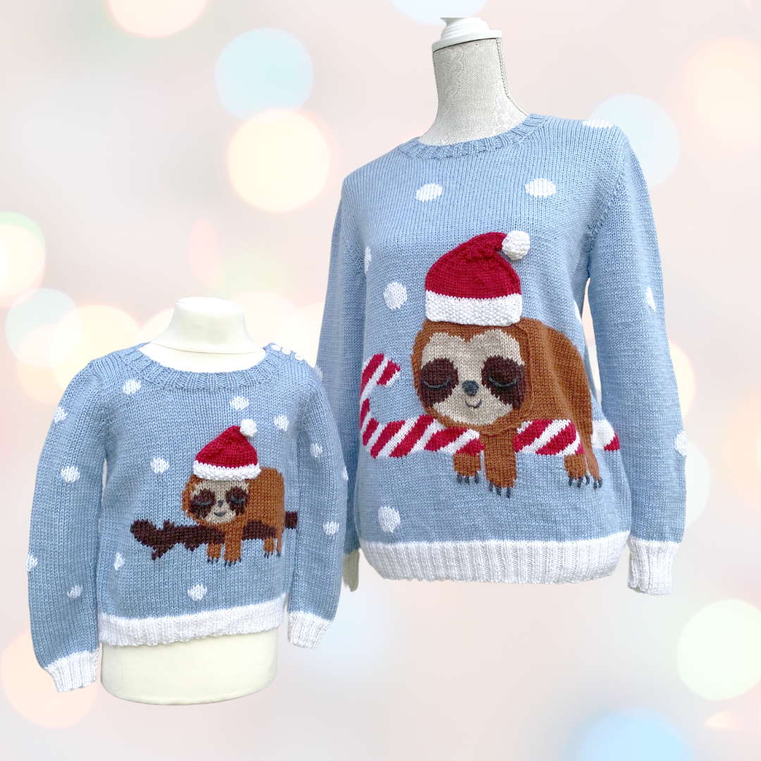 Christmas 2025 sloth sweater