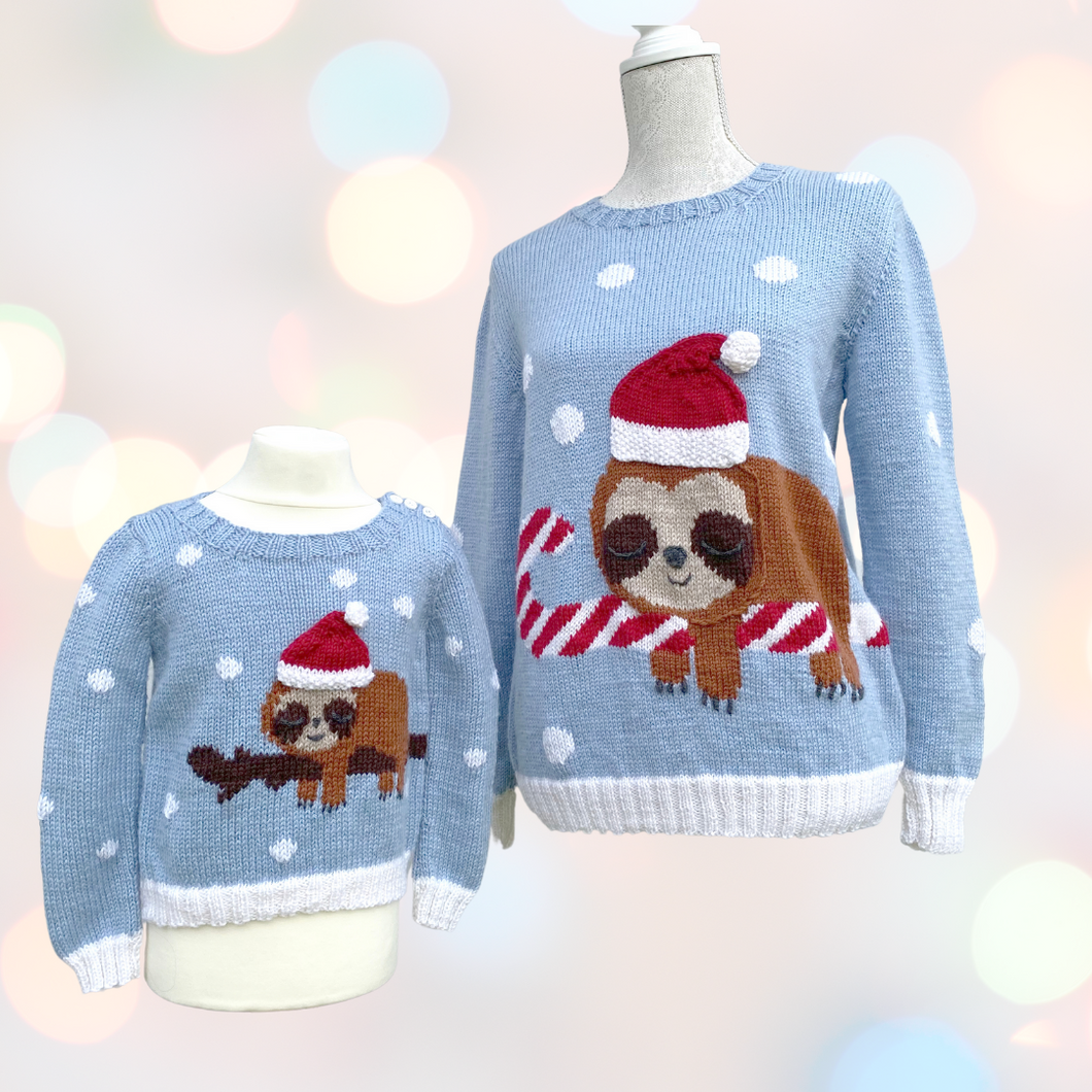 Christmas hotsell sloth sweater