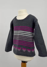Load and play video in Gallery viewer, Love Hearts Sweater knitting pattern JANE BURNS
