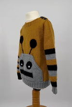 Load and play video in Gallery viewer, Robot Pocket Sweater knitting pattern JANE BURNS
