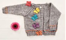 Load image into Gallery viewer, Butterflies and Rainbows Cardigan

