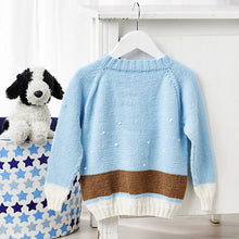 Load image into Gallery viewer, Dachshund in the Snow Cardigan KIDS
