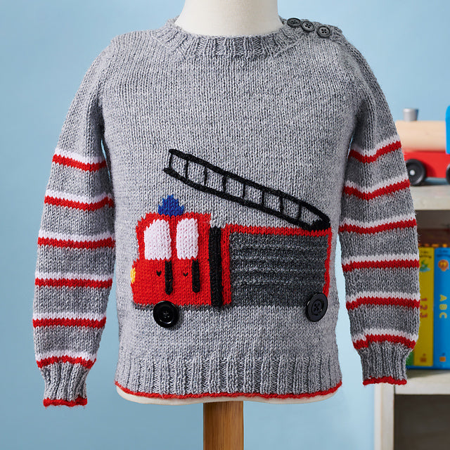 fire engine sweater call the brigade jane burns