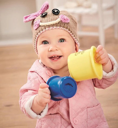 little gingerbread hat, baby, child hat knitting pattern jane burns