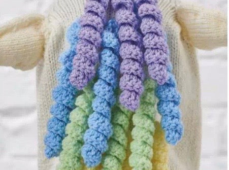 Mystical Unicorn Hoodie, Simple Kids Hooded Sweater - Knitting Pattern