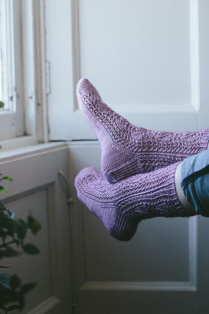 Lazy Sunday, Collection of Luxury Sock Knitting Patterns - eBook