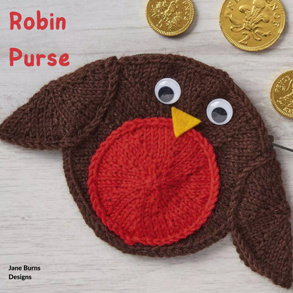 Round Robin Purse - Christmas Purse - Knitting Pattern